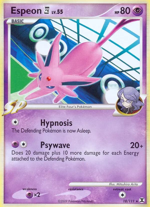 Espeon 4 — Rising Rivals card #18