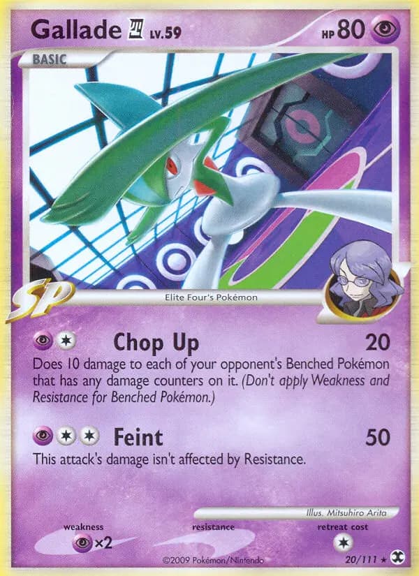 Gallade 4 — Rising Rivals card #20