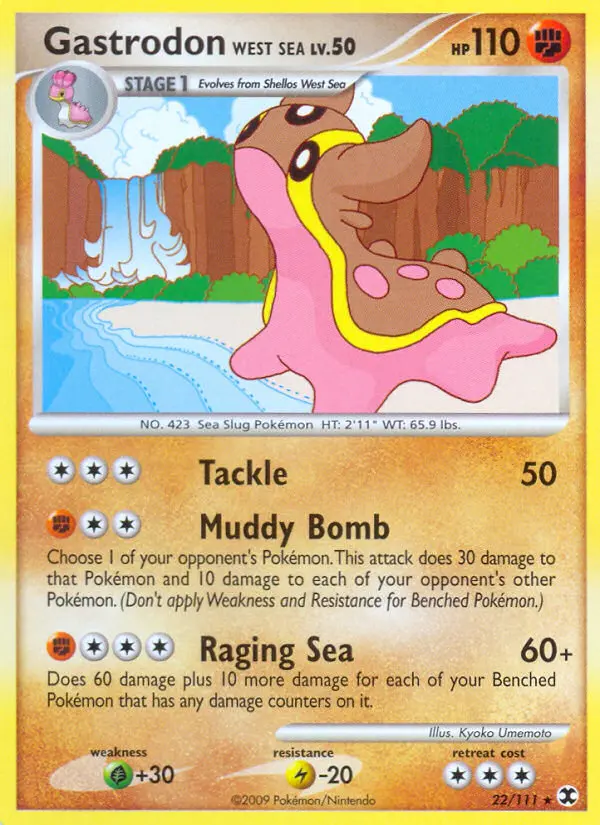 Gastrodon West Sea — Rising Rivals card #22