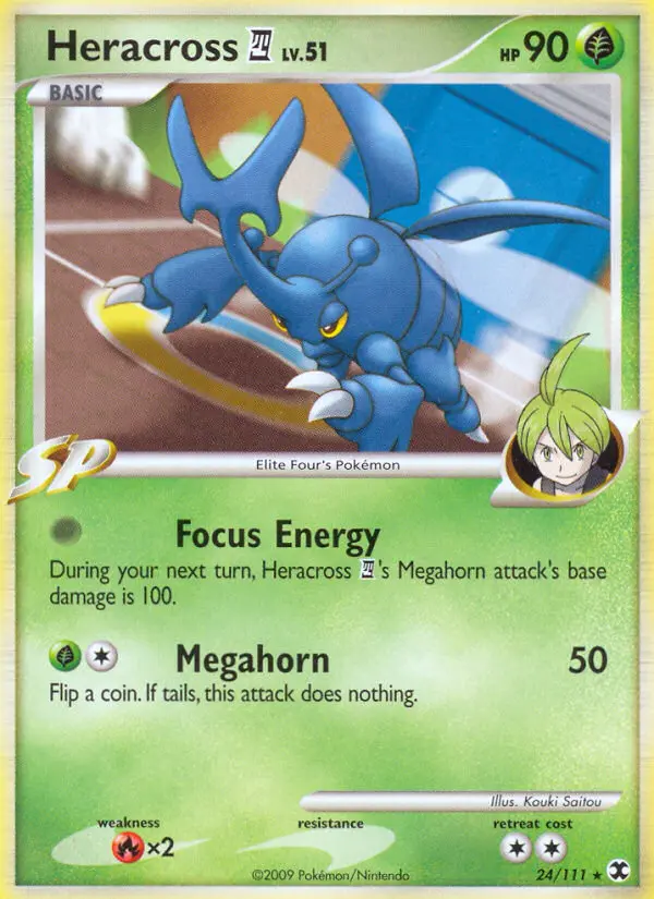 Heracross 4 — Rising Rivals card #24