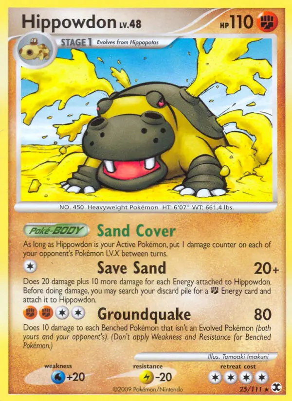 Hippowdon — Rising Rivals card #25
