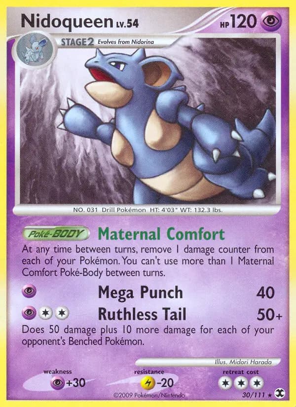 Nidoqueen — Rising Rivals card #30