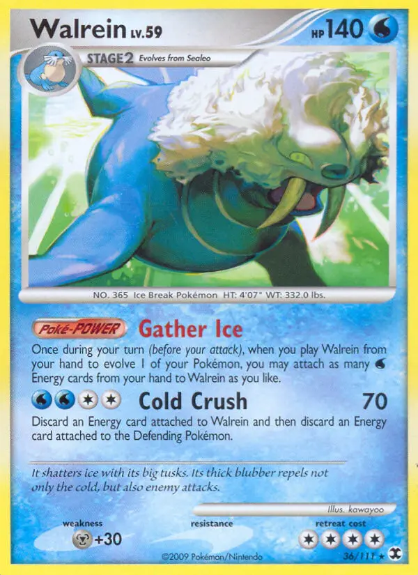 Walrein — Rising Rivals card #36