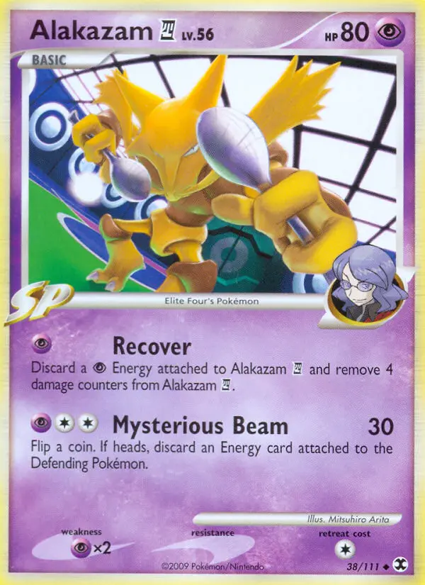 Alakazam 4 — Rising Rivals card #38
