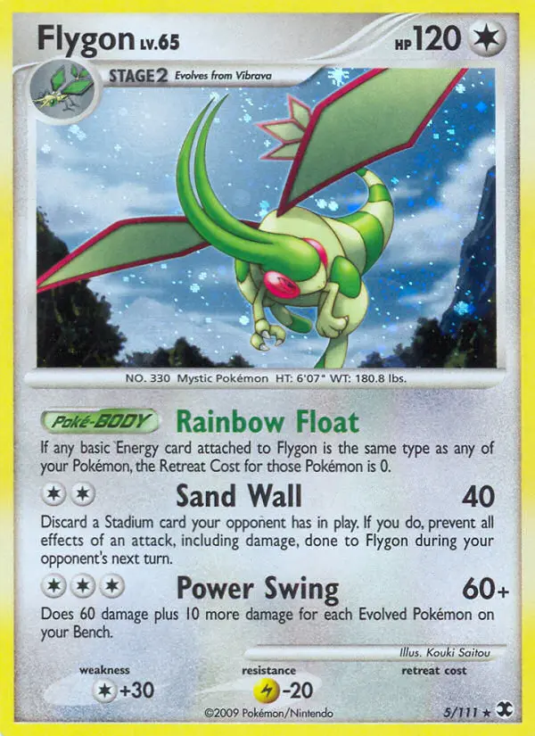 Flygon — Rising Rivals card #5