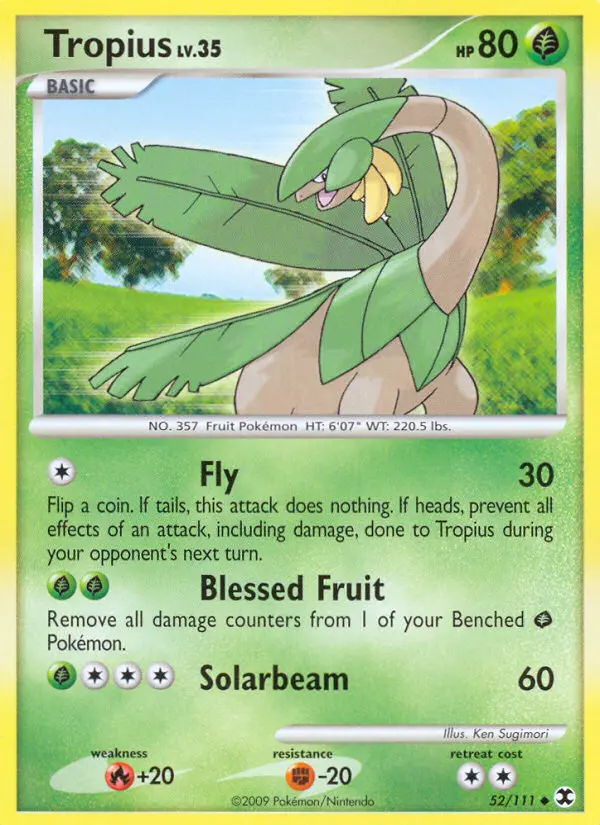 Tropius — Rising Rivals card #52