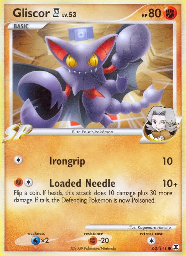 Gliscor 4 — Rising Rivals card #62