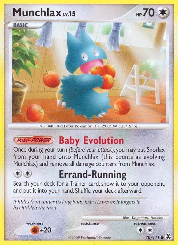 Munchlax — Rising Rivals card #70