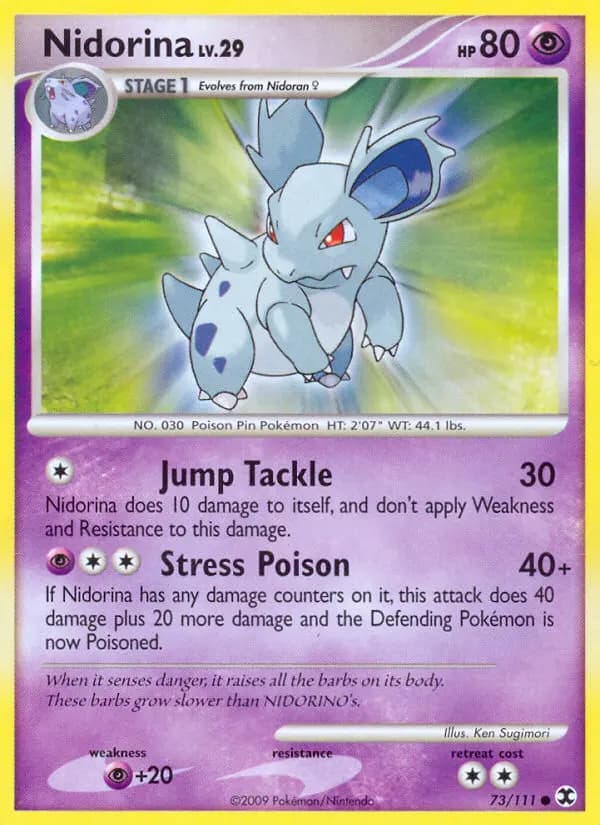 Nidorina — Rising Rivals card #73