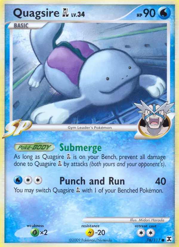 Quagsire GL — Rising Rivals card #76