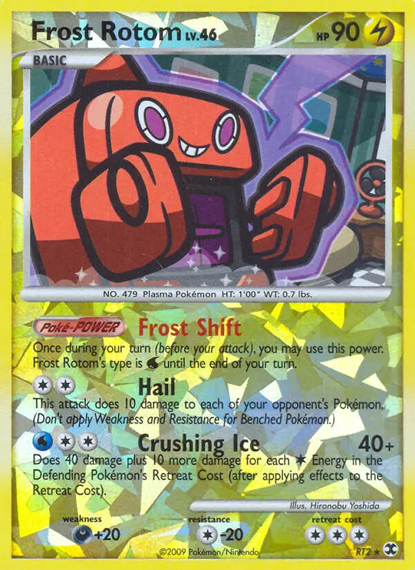 Frost Rotom — Rising Rivals card #RT2