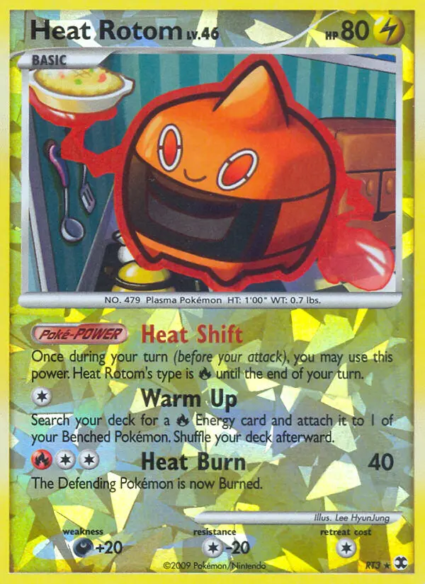 Heat Rotom — Rising Rivals card #RT3