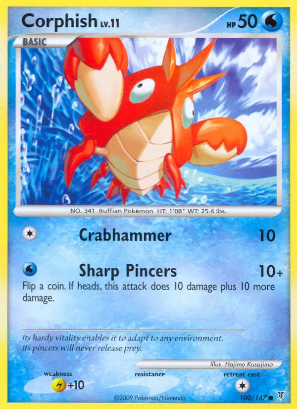 Corphish — Supreme Victors card #100