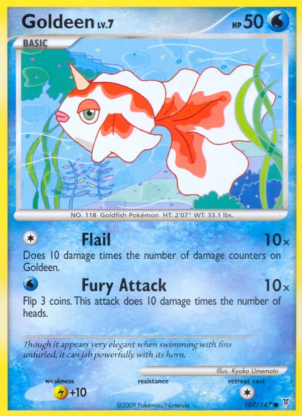 Goldeen — Supreme Victors card #107