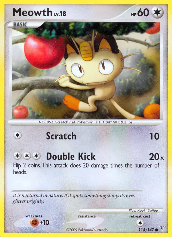 Meowth — Supreme Victors card #114