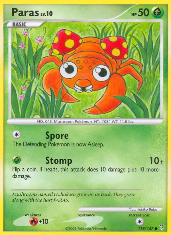 Paras — Supreme Victors card #119