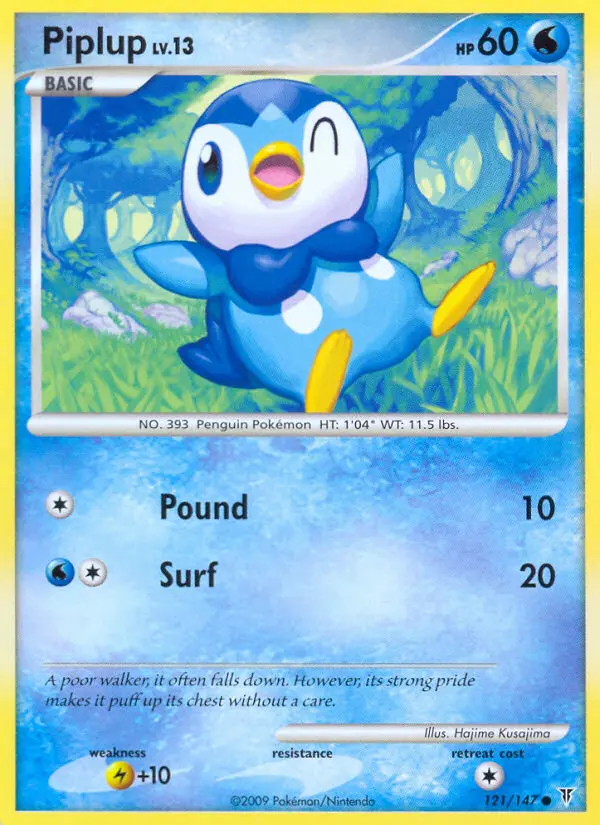 Piplup — Supreme Victors card #121