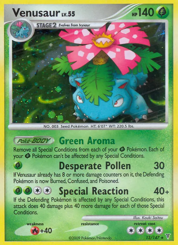 Venusaur — Supreme Victors card #13