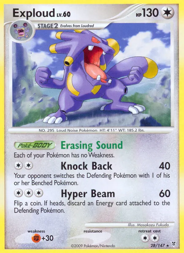 Exploud — Supreme Victors card #28
