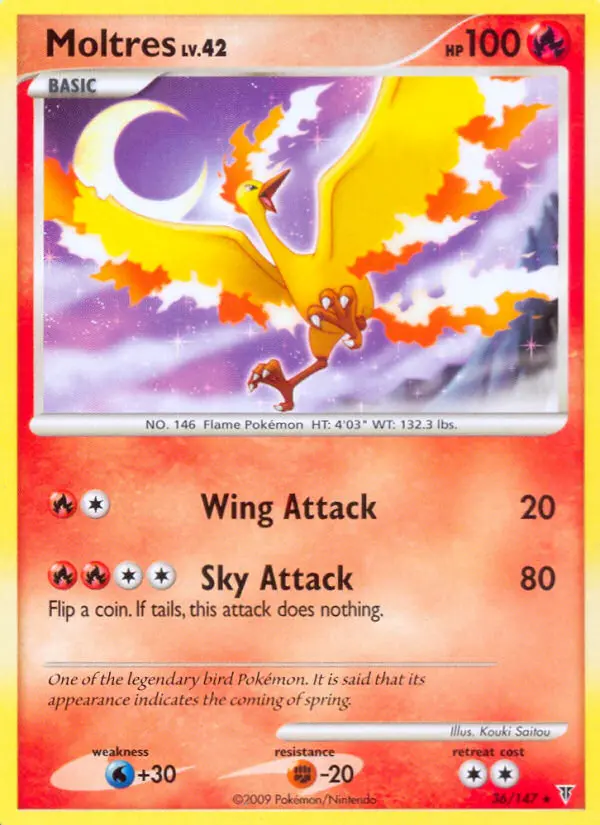Moltres — Supreme Victors card #36