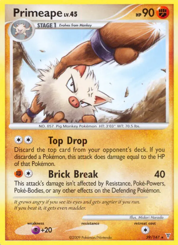 Primeape — Supreme Victors card #39