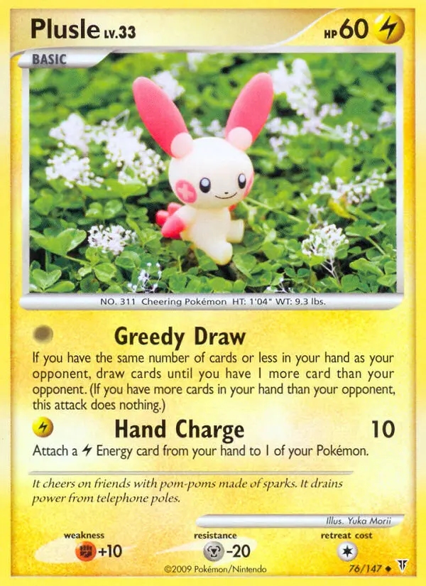 Plusle — Supreme Victors card #76