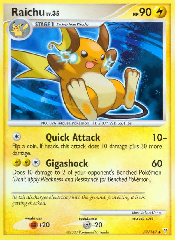 Raichu — Supreme Victors card #77