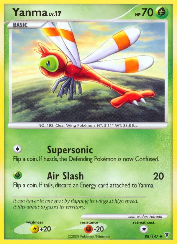 Yanma — Supreme Victors card #88
