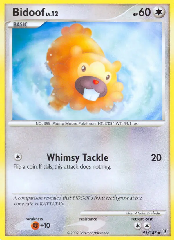 Bidoof — Supreme Victors card #91