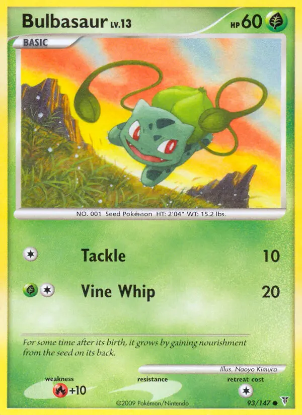 Bulbasaur — Supreme Victors card #93