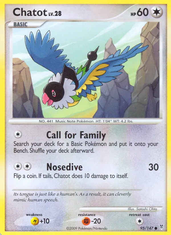 Chatot — Supreme Victors card #95