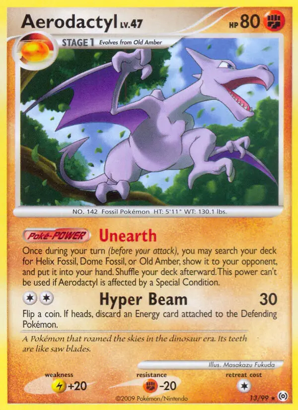 Aerodactyl — Arceus card #13
