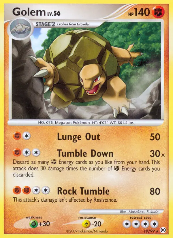 Golem — Arceus card #19