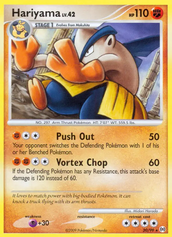 Hariyama — Arceus card #20