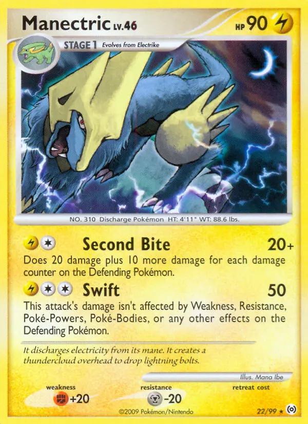Manectric — Arceus card #22