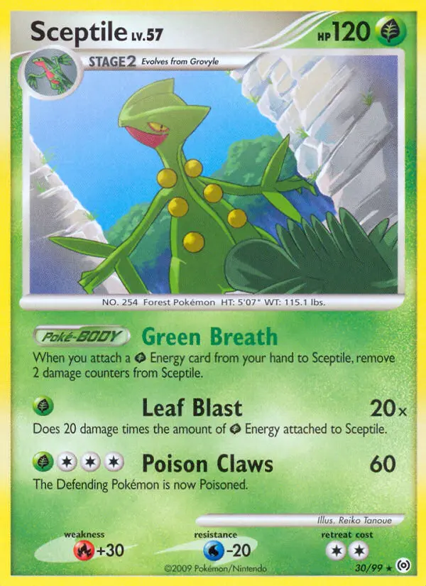 Sceptile — Arceus card #30