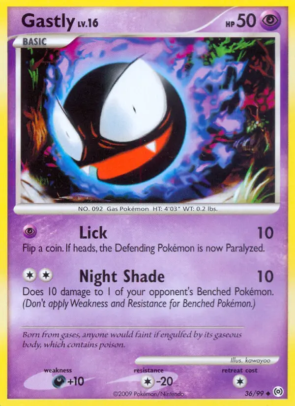 Gastly — Arceus card #36