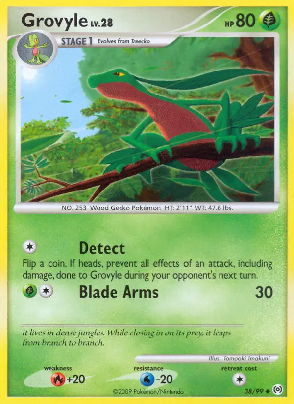 Grovyle — Arceus card #38