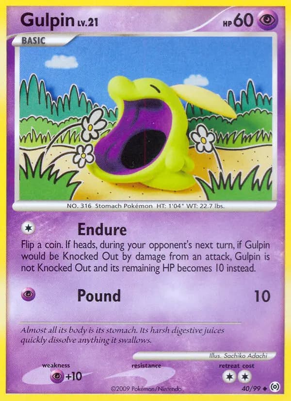 Gulpin — Arceus card #40