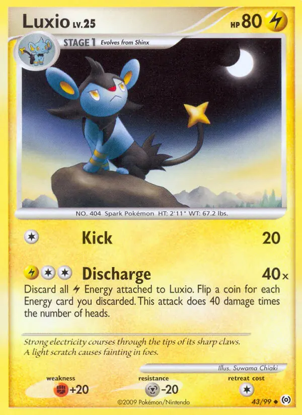 Luxio — Arceus card #43