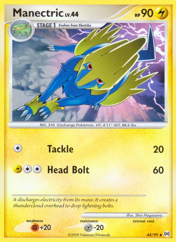 Manectric — Arceus card #44