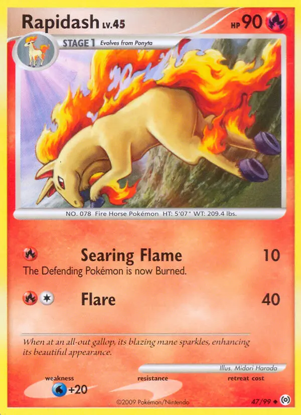Rapidash — Arceus card #47