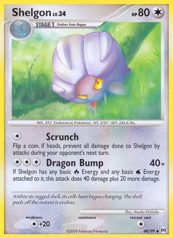 Shelgon — Arceus card #48