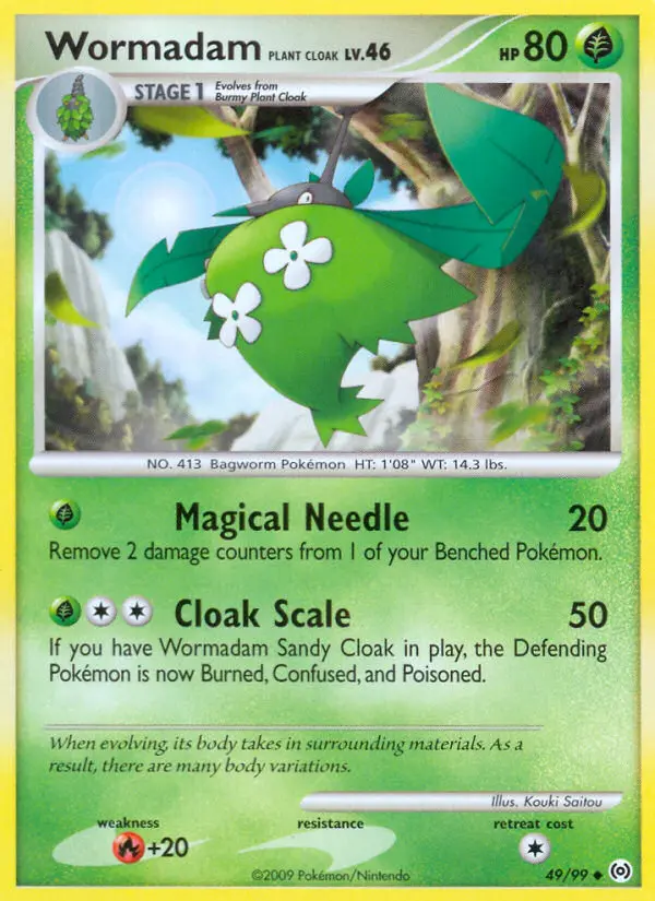 Wormadam Plant Cloak — Arceus card #49