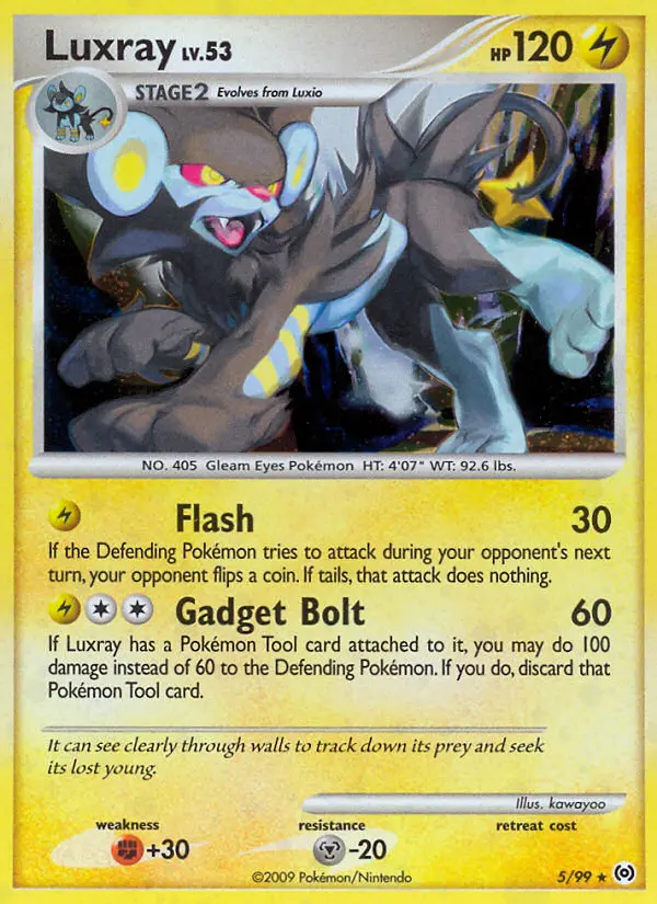 Luxray — Arceus card #5