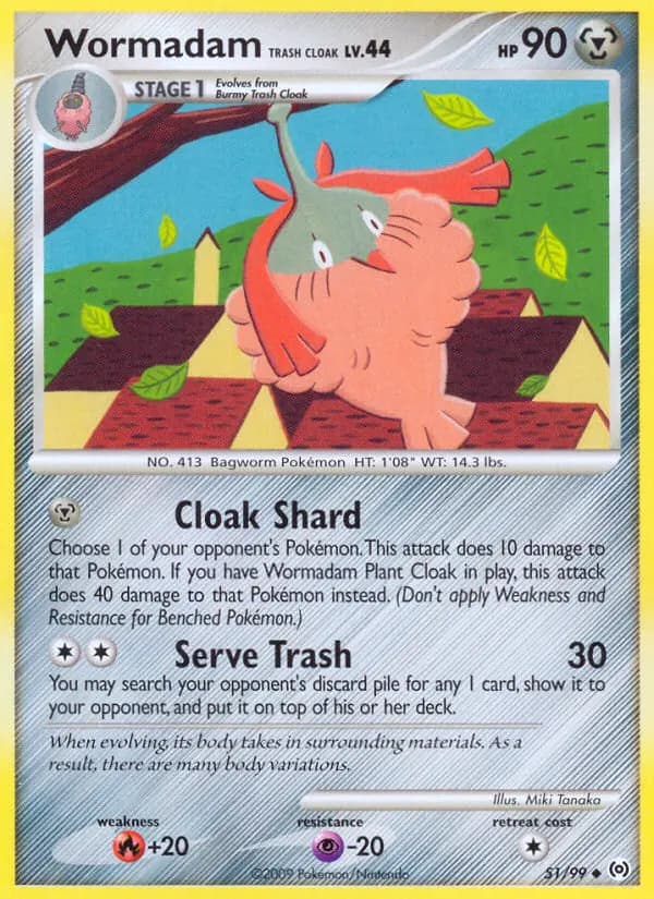 Wormadam Trash Cloak — Arceus card #51