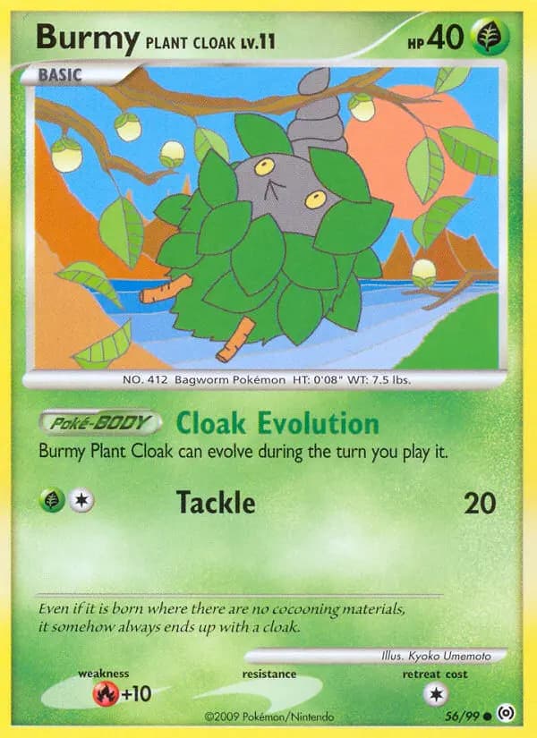Burmy Plant Cloak — Arceus card #56