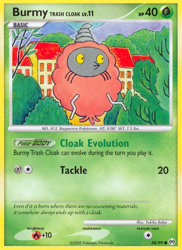 Burmy Trash Cloak — Arceus card #58