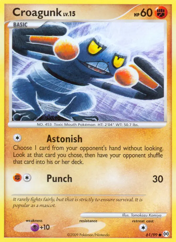 Croagunk — Arceus card #61
