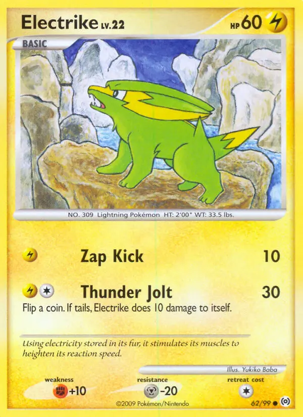 Electrike — Arceus card #62